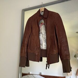 Mackage Genuine Lamb Leather Jacket xs